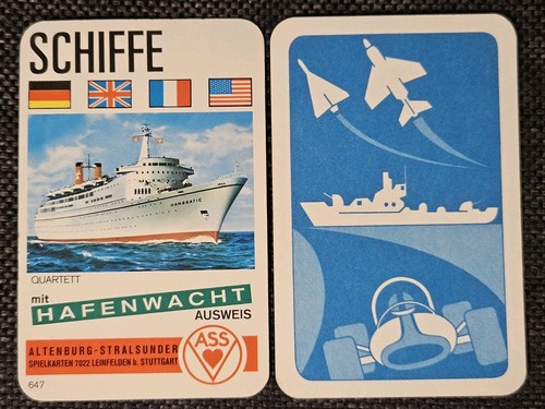 Schiffe quartett ass - 647,, mit