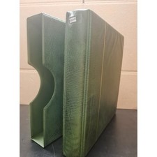 KABE Ringbinder RB  2000 + Schuber  leer  wattiert  grün