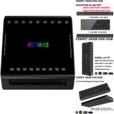 RGB PWM Lüfter Hub 18 Port 9