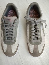 RAR! orig. PUMA Roma Vintage Sneaker Schuhe Textil beige khaki  40,5 UK 7 NEUW.