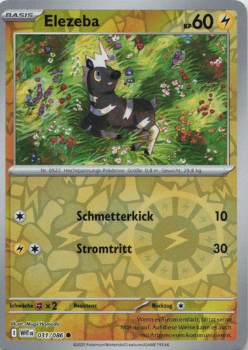 Pokémon elezeba weiße - pokémon,