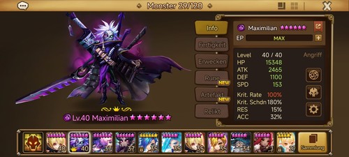 Summoners war ld5 pater - war, 3