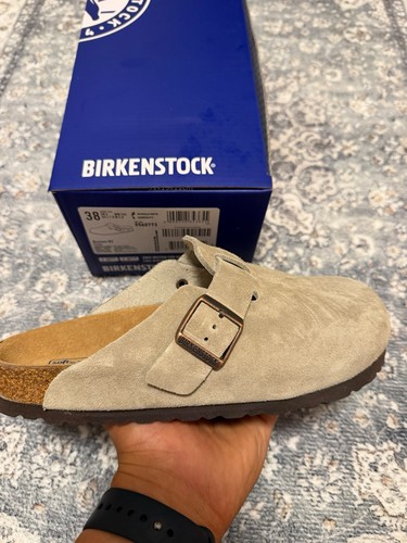 Birkenstock boston clog taupe - birkenstock,