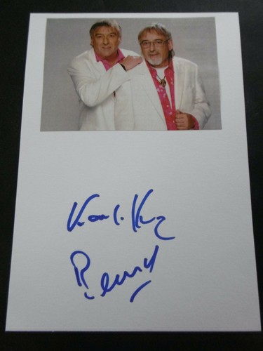Amigos autogramme signed 10x15 - autogramme,