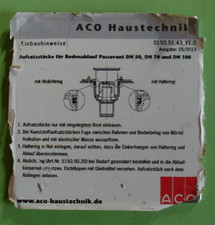 Aufsatzstück DN 100 (111x111mm) für Bodenablauf Passavant Edelstahl