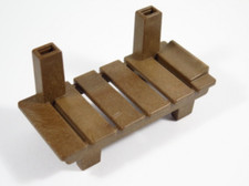 Playmobil braunes Bett, Liege