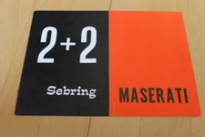 PROSPEKT brochure Maserati Sebring GTI 2+2