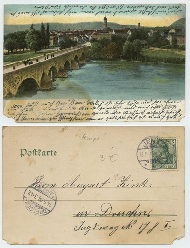 123168 jena saale brücke - -, saale-brücke
