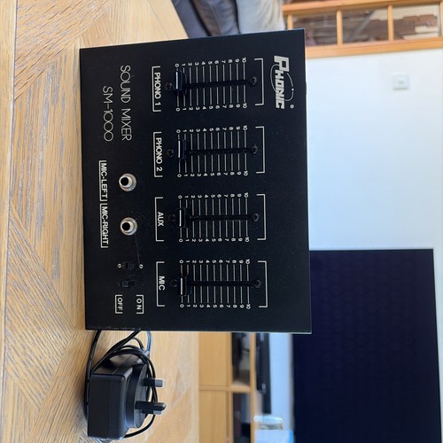 Phonic 1000 sound mixer - phonic, sm-1000
