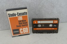 GRUNDIG Studio C60 Minuten Design Vintage Cassette Tape Kassette ++