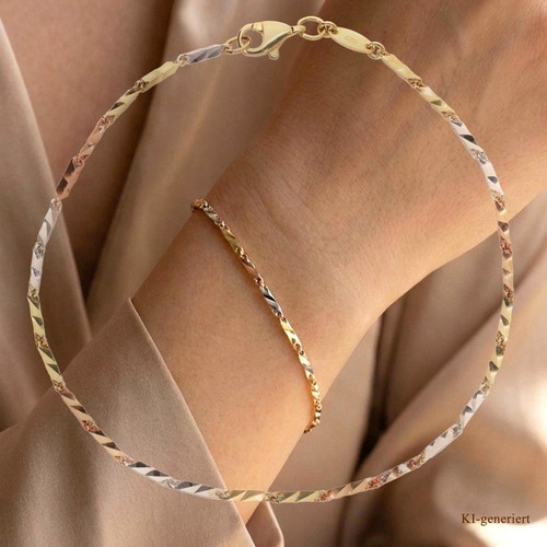 Elegante armkette aus - gold, 333