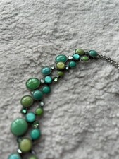 Konplott Kette Collier Türkis Grün Blau Schmuckbeutel Versich. Versand Frei!!