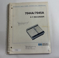 HP Model 7044A/7045A X-Y