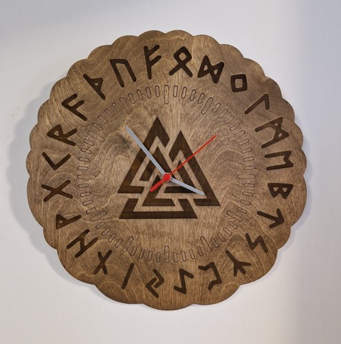 Wanduhr valknut wikinger - valknut,