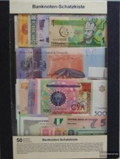 Alle Welt mit 50 verschiedenen Banknoten Schatzkiste Nr. 223