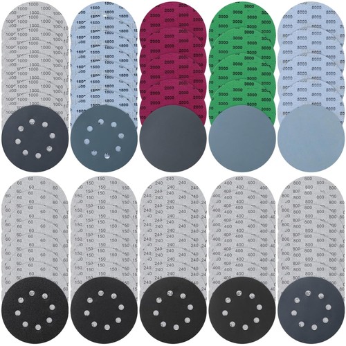 Schleifpapier set 125mm - schleifpapier,