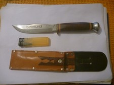 Messer Jagdmesser Rudolf Weber jr. Solingen Hirschkrone Bordmesser Vintage