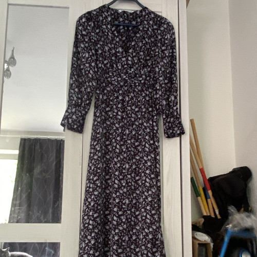 Zara damen maxikleid lang - maxikleid,