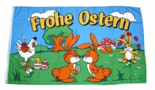 Flagge fahne frohe ostern - flagge,