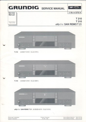 Grundig 210 310 21 - t,