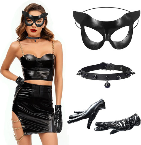 Schwarze katzenmaske für - katzenmaske,