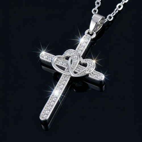 Edelstahl halskette kreuz mit - halskette,