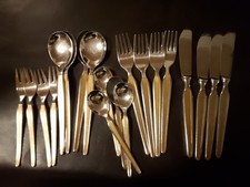 Besteck von Stanley Roberts Modell Cortina Inschrift Luxador 20 Teile, 4 Persone