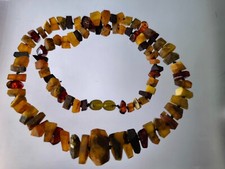 Bernstein Kette aus Roh