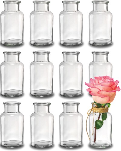Mini glasvasen 5cm - 12, deko