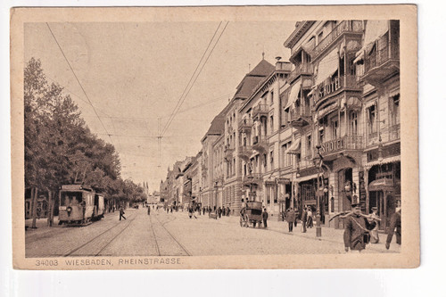 Wiesbaden rheinstraße - ak,