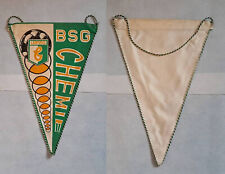 Oberliga Fussball DDR Wimpel BSG Chemie Leipzig, mittlere Größe, 31 cm, 2366