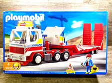 PLAYMOBIL® Gigant Tieflader mit Anhänger 3935  LKW Truck Lastwagen NEU NEW OVP