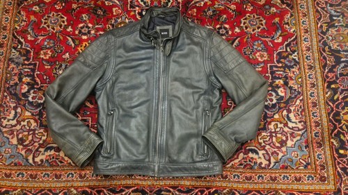 Hugo boss lederjacke 50 - boss, gr.