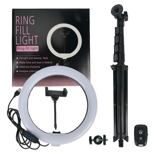 Led ringlicht mit 190cm stativ - ringlicht,