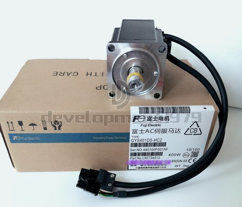 One new fuji servo motor - one,