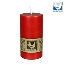 Red pillar candle ø50x90 mm