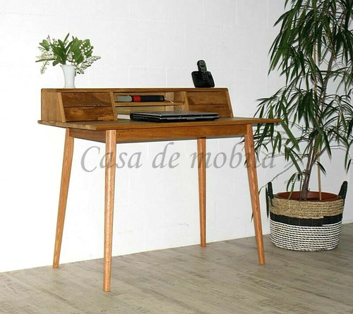Massivholz schreibtisch mit - massivholz,