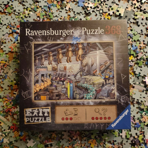 Exit puzzle spielzeugfabrik - puzzle,