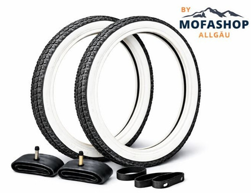 Mofa weisswand reifen band - 2,