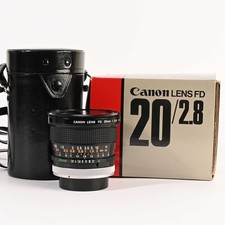 Canon FD 2.8/20mm S.S.C. Lens