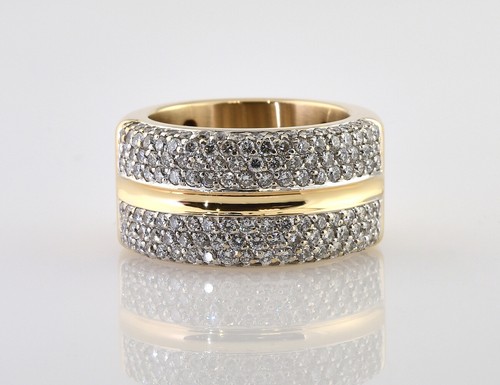 Diamant ring 585 000 k - ring, 585/000