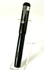 Seltener antiker Montblanc No.4, "Early safety pen" 1914-1920, 14K Feder.  (F10)