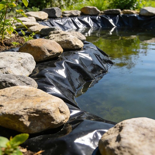 Teichfolie ufermatte hdpe - teichfolie,
