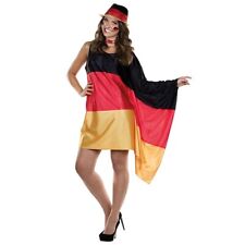 KARNEVAL FASCHING KOSTÜM DAMEN FLAGGENKLEID DEUTSCHLAND GR. XL  NEU OVP