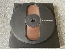 Agfa Gevaert PE 46 Tonband auf Original 18cm Leerspule mit Archivbox