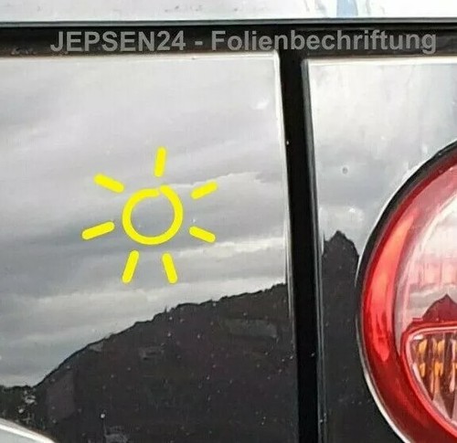 Sonnen aufkleber sonne s075 - aufkleber,