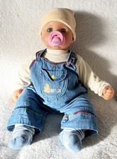 Latzhose Shirt Söckchen und Mütze für Chou Chou  Gr. 46-48