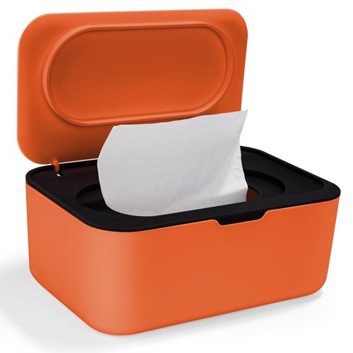 Feuchttücherbox schwarz mit