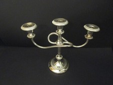 3 flammiger silberfarbener