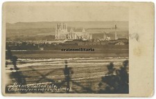 Orig. Foto Panorama zerstörtes REIMS Frankreich Kathedrale Scherenfernrohr